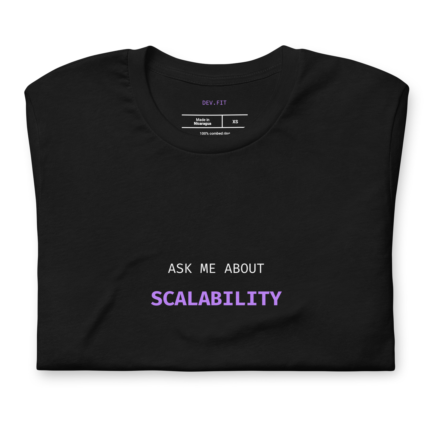 AMA Scalability in Light Purple on a Unisex T-Shirt