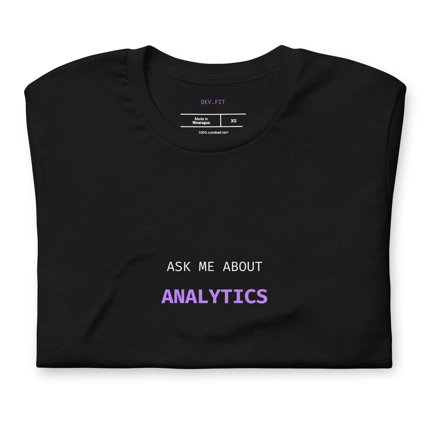 AMA Analytics in Light Purple on a Unisex T-Shirt