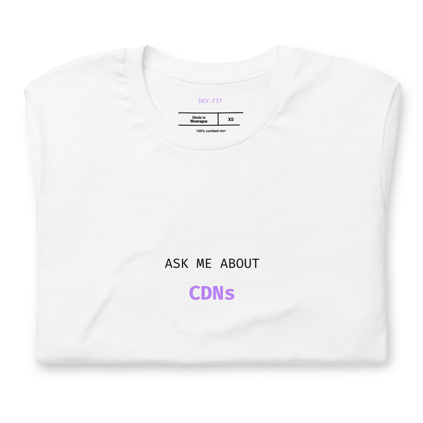 AMA CDNs in Light Purple on a Unisex T-Shirt